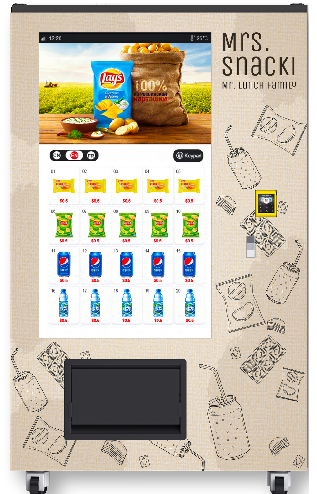 Mrs. Snacki - Snack Vending Machine