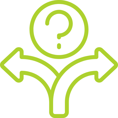 Symbol eines Wegweisers